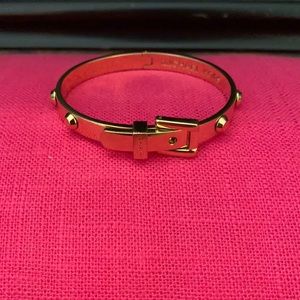 Gold Michael Kors belt bracelet